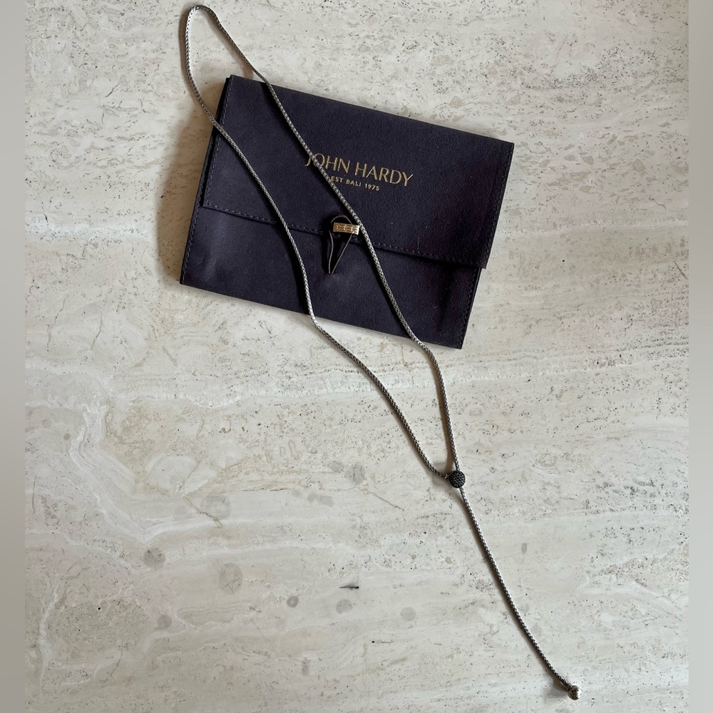 John Hardy Black Sapphire Lariat